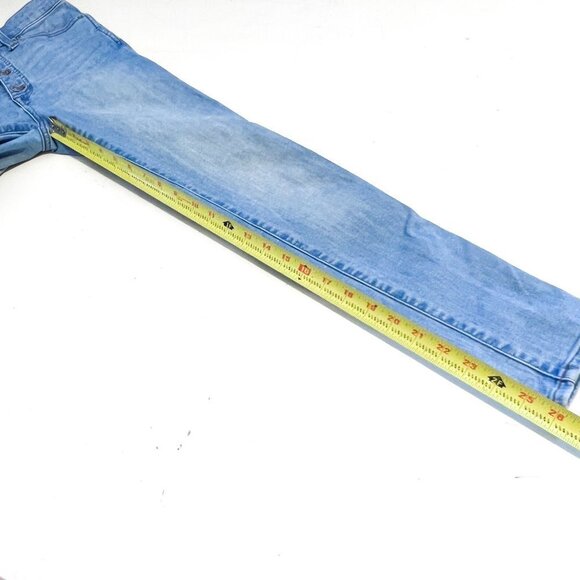 Madewell 10” High Rise Skinny Jeans Size 28Mickleton Light Wash M5327 - Picture 10 of 13